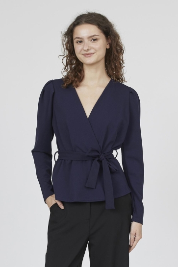 SisterS point Blouse NASA LS 15886 440 Navy