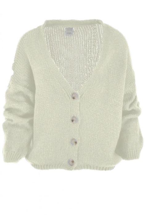 FOS Amsterdam beige dames vest | Vooraanzicht