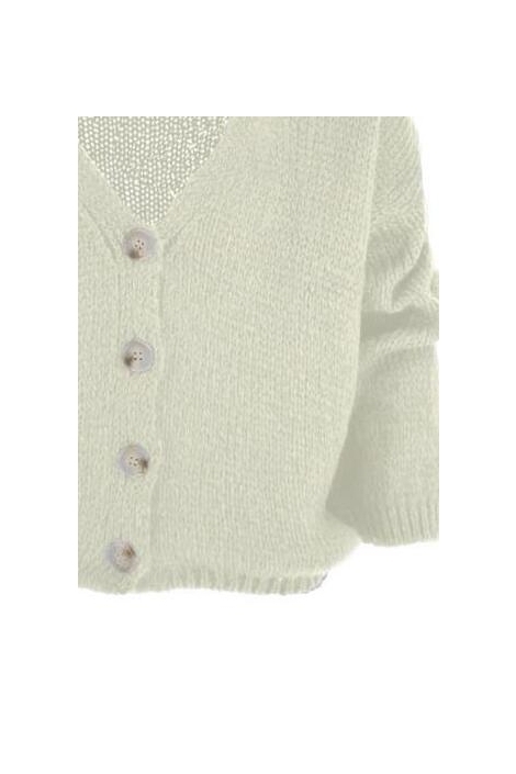 FOS Amsterdam beige dames vest | Close up