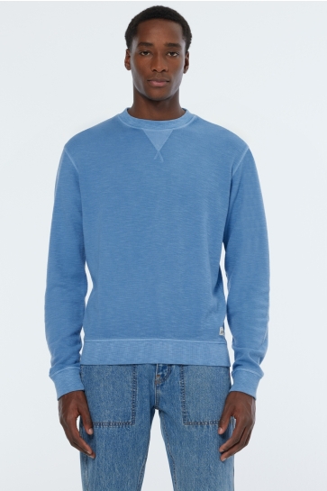 Scotch & Soda Trui GARMENT DYE STRUCTURED SWEATSHIRT 179890 420