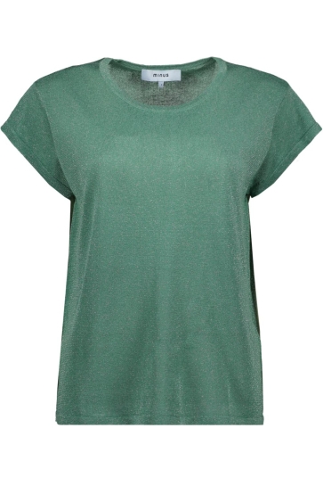 Minus Trui CARLINA KNIT TEE MI4035 5811 MET FROSTY SPRUCE MET