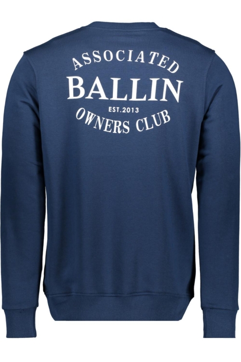 Ballin blauwe heren sweater | Achteraanzicht