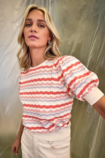 Minus Trui EVIRA KNIT T SHIRT MI6582 641 DUBARRY