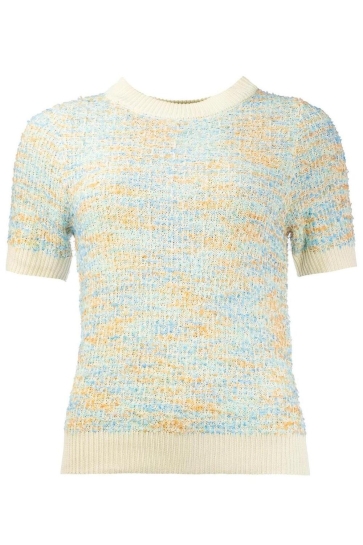 I-coni-K Trui JESSE KN FANCY HAIR 25S P339 01 370 BLEU