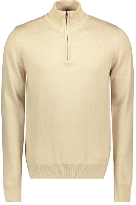 Sans beige heren trui | Vooraanzicht