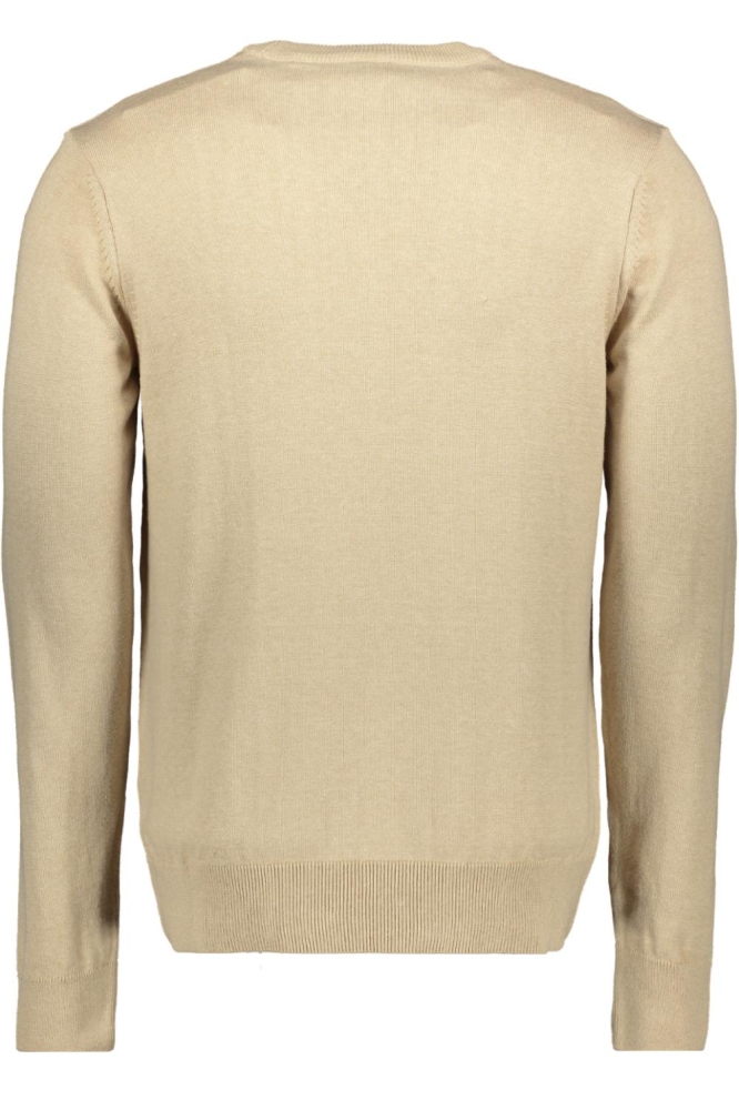 Sans beige heren trui | Achteraanzicht