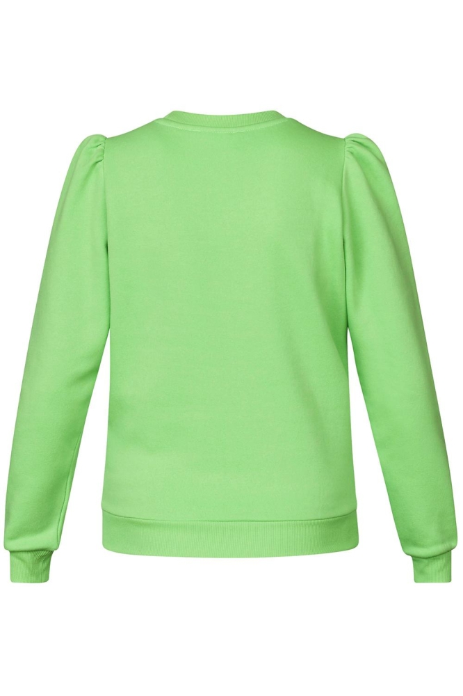 SisterS point groene dames sweater | Achteraanzicht