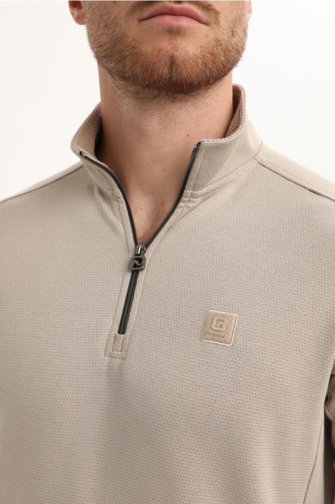 Gabbiano beige heren vest | Close up