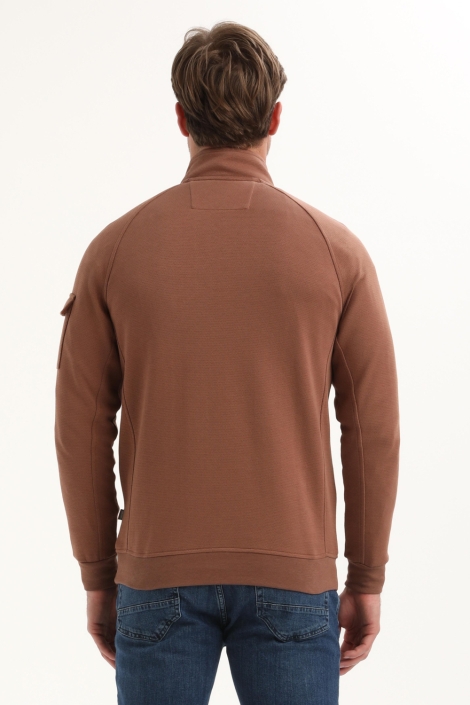 Gabbiano oranje heren vest | Model achteraanzicht