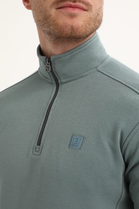 Gabbiano blauwe heren vest | Kleurstaal