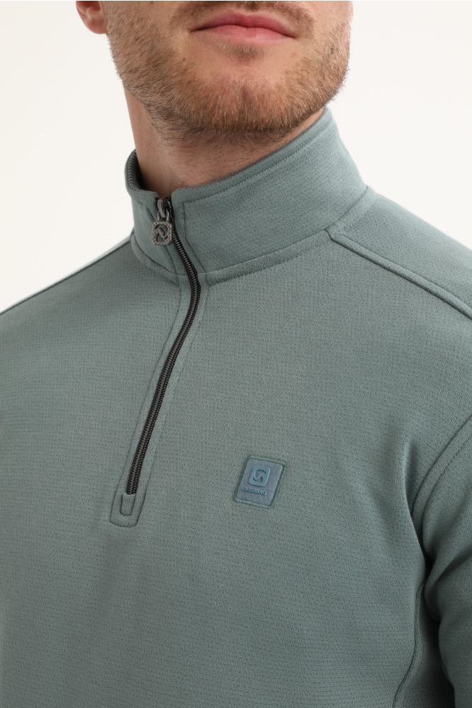 Gabbiano blauwe heren vest | Kleurstaal