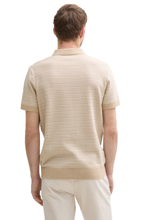 Tom Tailor twotone structured knit polo