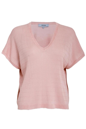 Minus Trui VIVI BATSLEEVE KNIT T SH MI6649 6029 ORCHID PINK