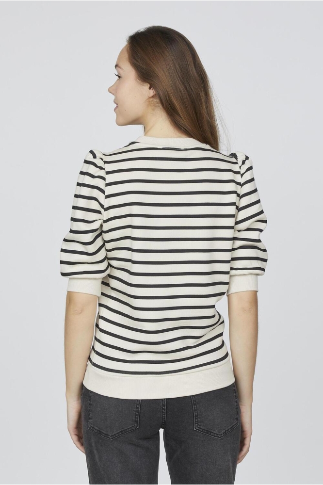 SisterS point beige dames sweater | Model achteraanzicht