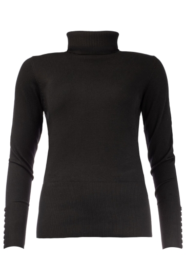 NED Trui BELON LS RMB BREI 25W1 U106 02 900 black