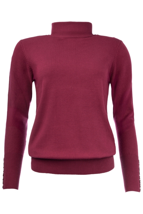 NED bordeaux dames trui | Vooraanzicht