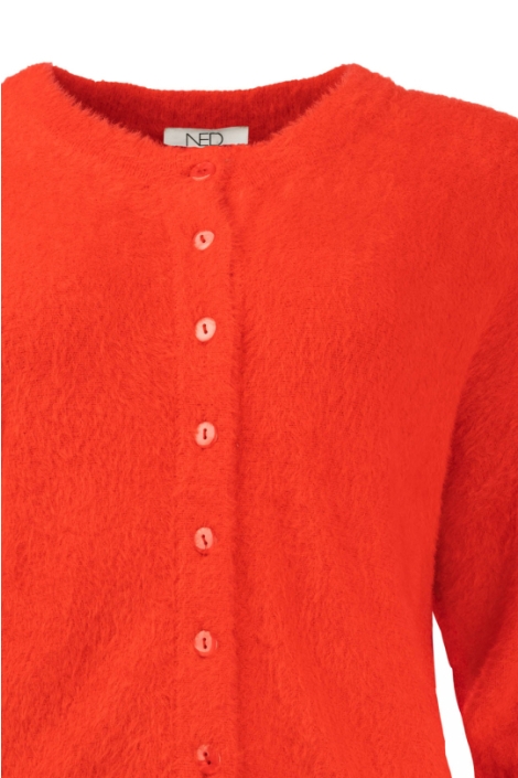 NED rode dames trui | Close up