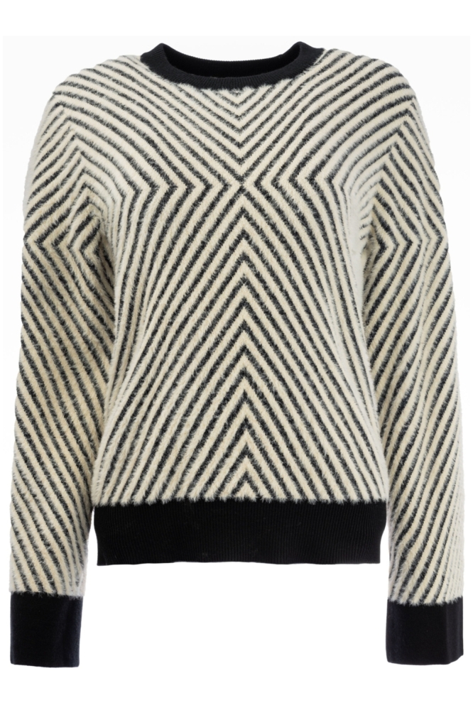 NED beige dames trui | Vooraanzicht
