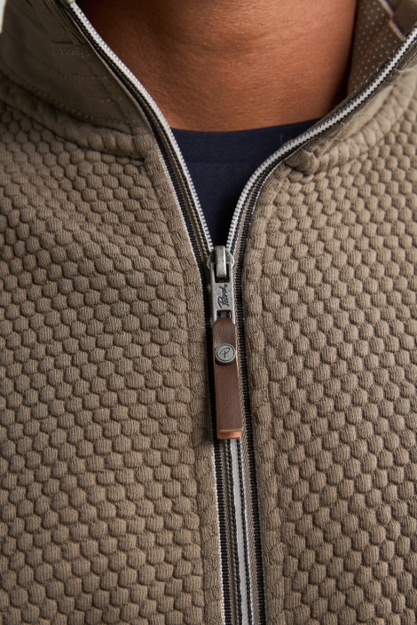 Petrol Industries groene heren vest | Kleurstaal