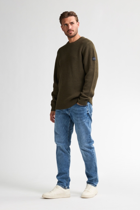 Petrol Industries groene heren trui | Model