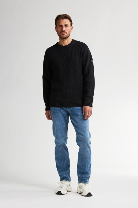 Petrol Industries zwarte heren trui | Model