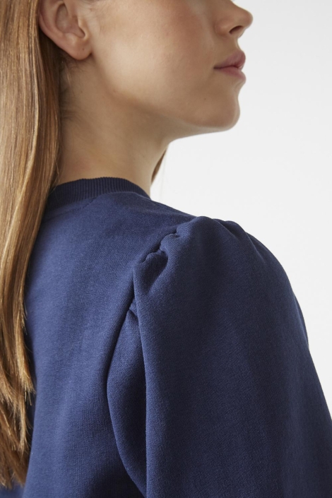 SisterS point blauwe dames sweater | Close up