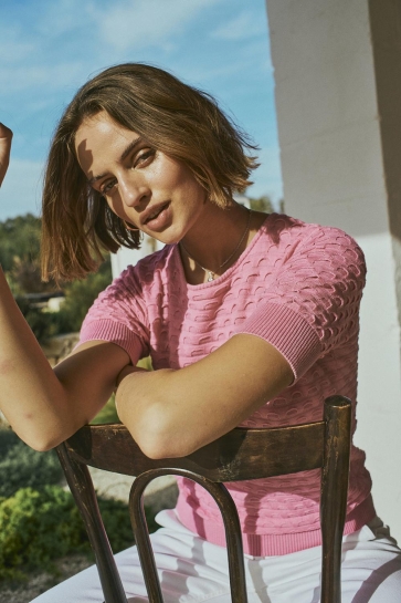 Freequent Trui FQDODO PULLOVER 205789 FUCHSIA PINK