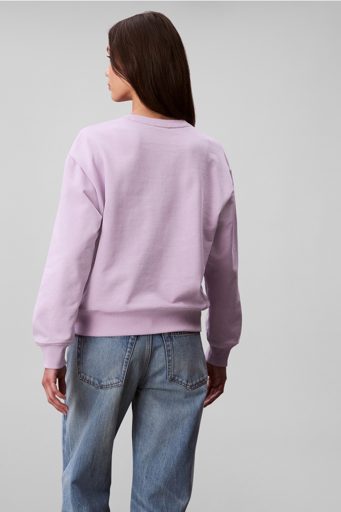 Calvin Klein roze dames sweater | Model achteraanzicht