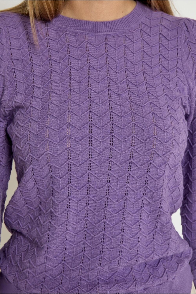 Peppercorn paarse dames trui | Close up