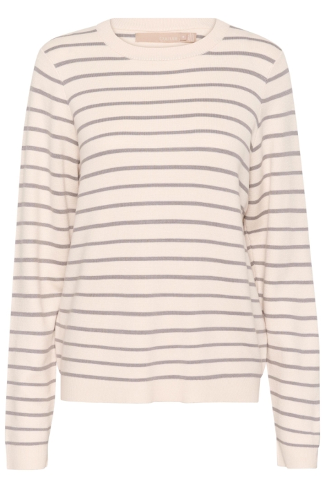 Culture beige dames trui | Vooraanzicht