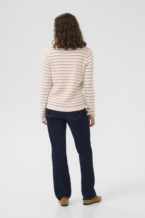 Culture beige dames trui | Model