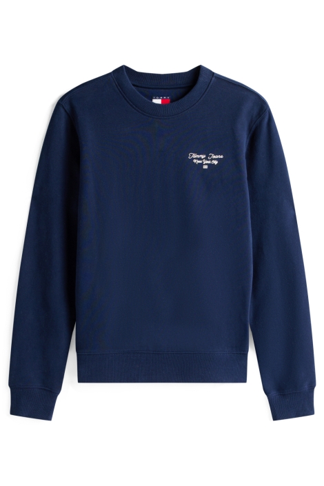 Tommy Jeans blauwe dames sweater | Vooraanzicht