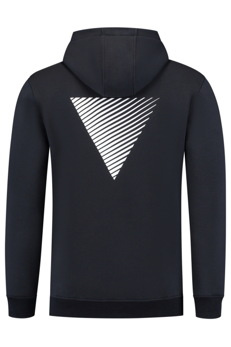 Pure Path blauwe heren sweater | Achteraanzicht