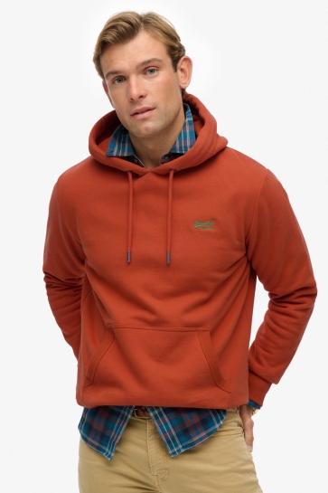 Superdry Trui ESSENTIAL LOGO HOODIE HB M2014404A 9RF AUTUMN GLAZE BROWN