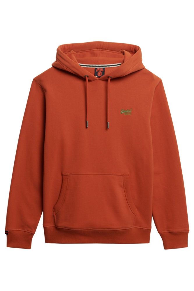 Superdry oranje heren sweater | Vooraanzicht