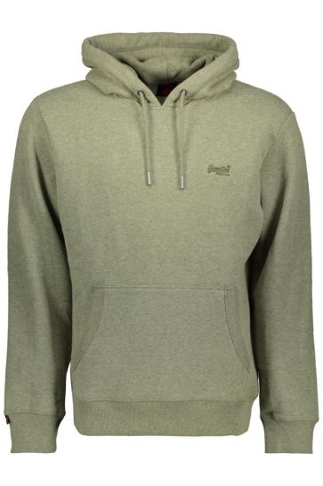 Superdry Trui ESSENTIAL LOGO HOODIE HB M2014404A FADED SAGE GREEN MARL