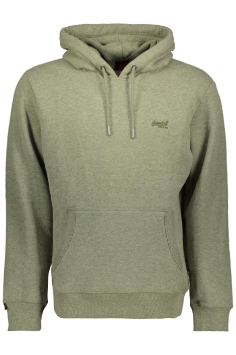 Superdry groene heren sweater | Vooraanzicht