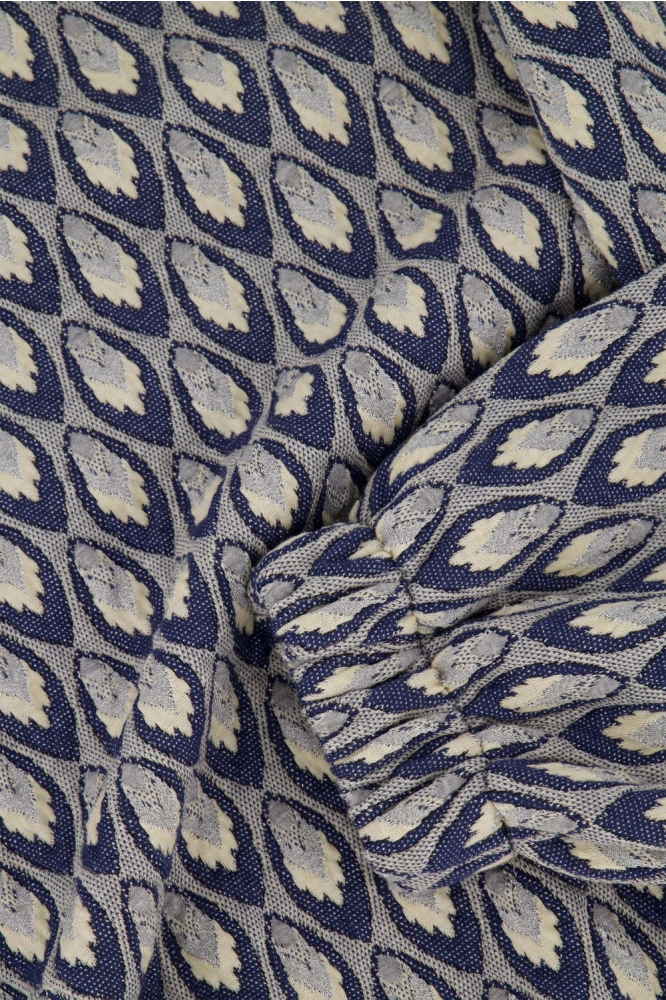 Zusss blauwe dames sweater | Kleurstaal