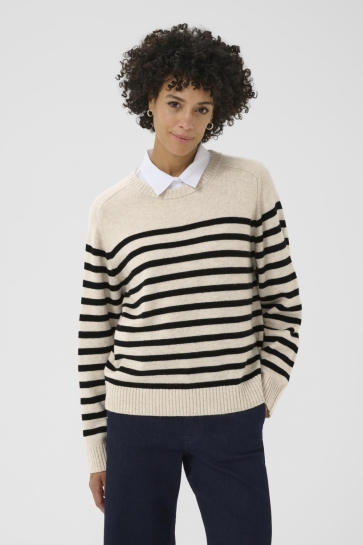 Part Two Trui NIAKAPW PU 30309857 304000 BLACK STRIPE