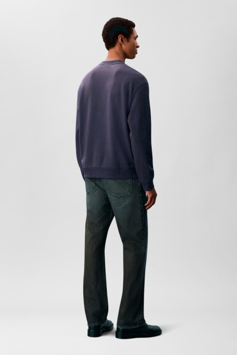 Calvin Klein blauwe heren sweater | Model
