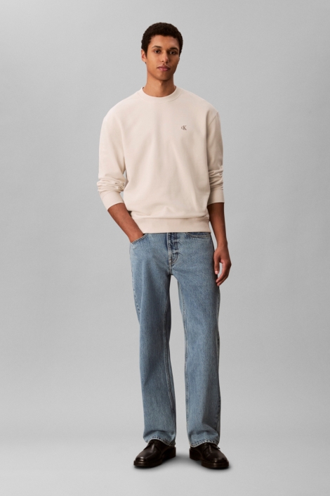 Calvin Klein beige heren sweater | Model