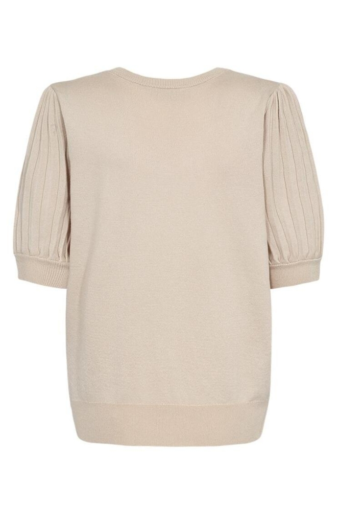 Freequent beige dames trui | Achteraanzicht