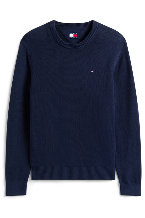 Tommy Jeans blauwe heren trui | Vooraanzicht