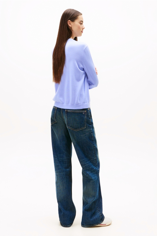 Tommy Jeans paarse dames trui | Model