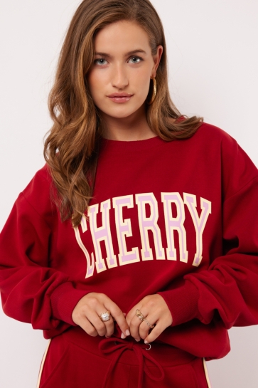 Fluresk Trui SENARA SWEATER 25NQF13 337 RHUBARB