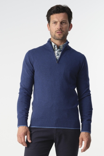 Campbell Trui SYDNEY SCHIPPERSTRUI 099134 005 3868 MEDIEVAL BLUE MELANGE
