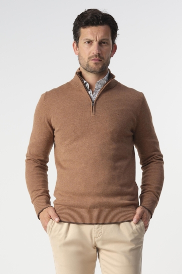 Campbell Trui SYDNEY SCHIPPERSTRUI 099134 007 8478 THRUSH BROWN MELANGE