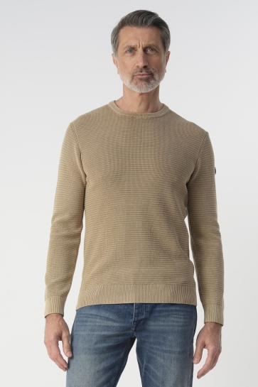 Campbell Trui FELIX TRUI RONDE HALS 099140 001 8311 TANNIN BROWN