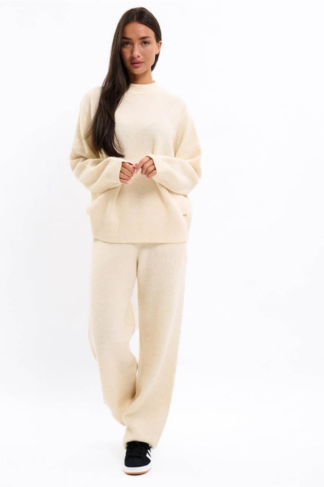 Malelions beige dames trui | Model