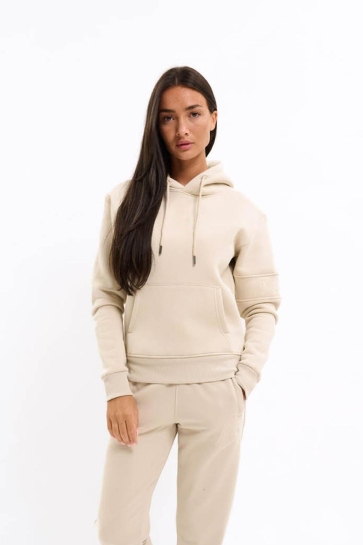 Malelions Trui CAPTAIN HOODIE MD1 AW25 36 BEIGE